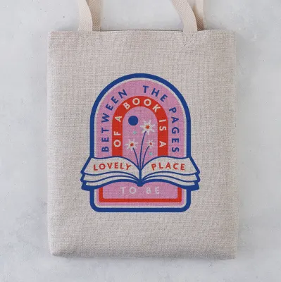Between the Pages of a Book - Tote Bag
