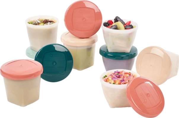 Bio-sourced Babybols Food Storage – matarbox 8 stkx250ml + 8 stkx180 ml