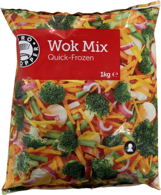 Wok blanda, hraðfryst 1 kg