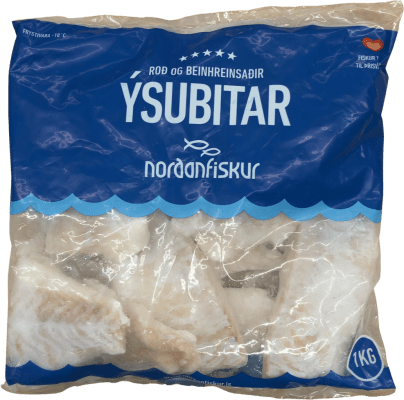 Norðanfiskur Roð- og beinhreinsaðir ýsubitar 1 kg