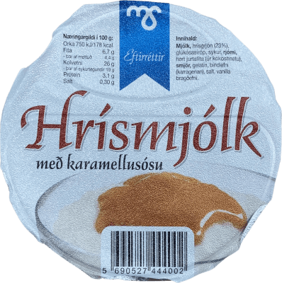 MS Hrísmjólk með karamellusósu 170 g