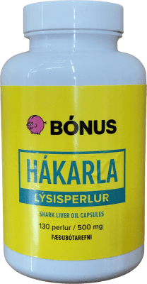 Bónus Hákarla lýsisperlur 130 stk