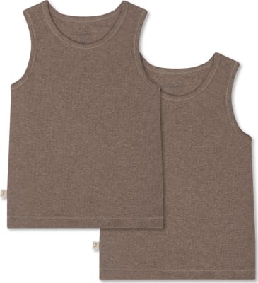 Cuno nærbolir – Brown melange 2 stk