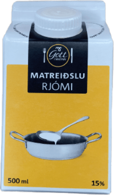Gott í matinn Matreiðslurjómi 15% 500 ml