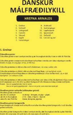 Danskur málfræðilykill