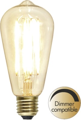 DecoDecoration LED Clear E27 2200K 320lm Dimmer comp.
