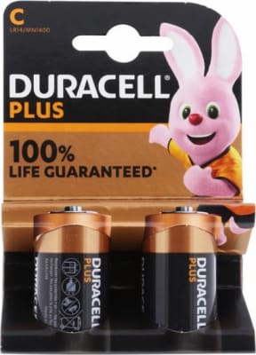 Duracell Rafhlöður - C 2 stk