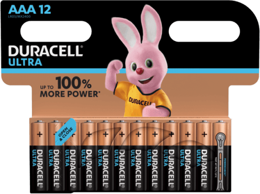 Duracell Ultra AAA rafhlöður - 12stk