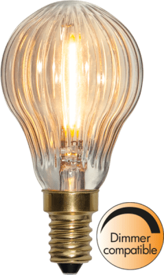 E14 0,8 W LED 50lm glær Dimmanle