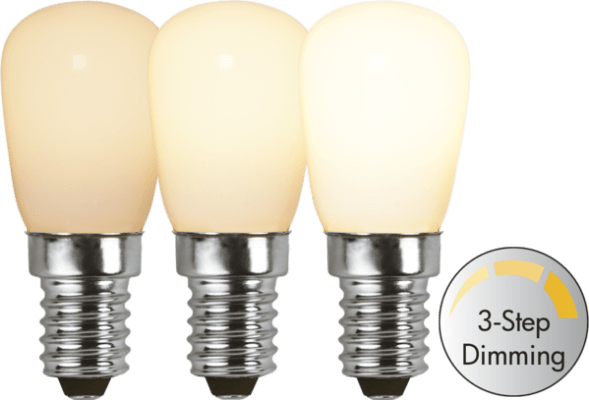 E14 2W 2700k 3-step Dim 150lm
