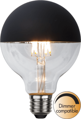 E27 2,8W Svört 250lm