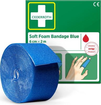 Einangrunarplástur blár 6cm x 2m