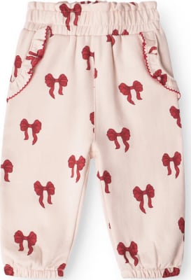 Elsa sweatpants – Rouge boucle