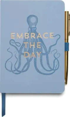 Embrace the Day - Notebook with Pen