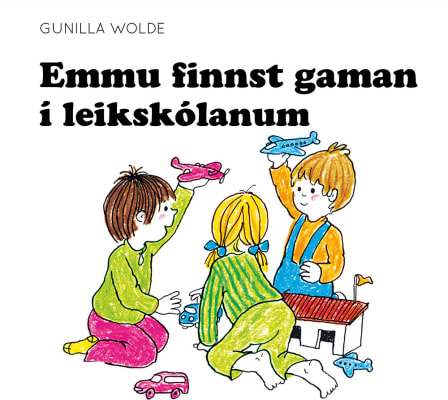 Emmu finnst gaman í leikskólanum