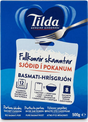 Tilda Hrísgrjón 8x60 gr