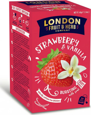London fruit and herb strawberry & vanilla 20 stk