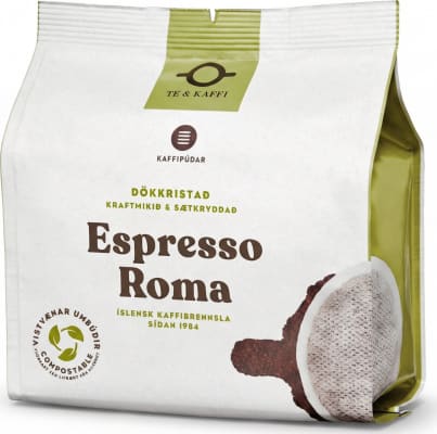 Te & Kaffi púðar espresso roma 14 stk
