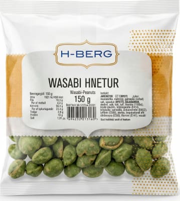 H-Berg wasasbi hnetur 150 gr