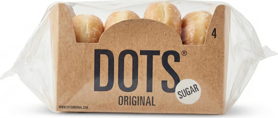 Dots donut 4 stk glaced