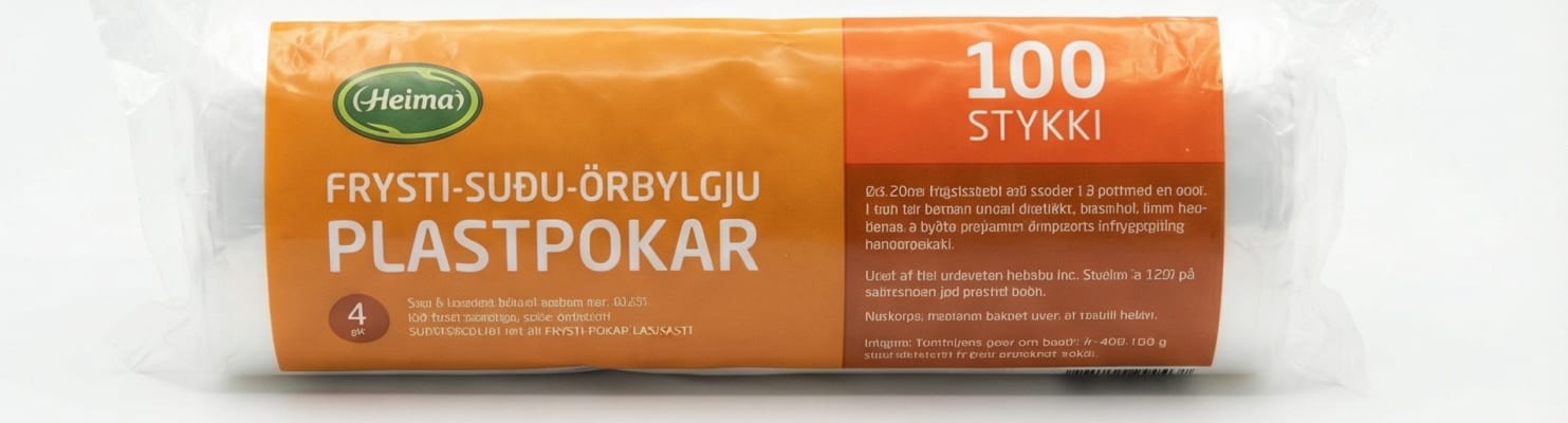 Heima poki frysti/suðu 100 stk