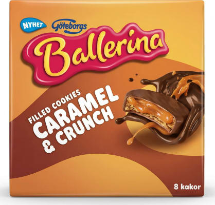 Ballerina caramel & crunch 128 gr