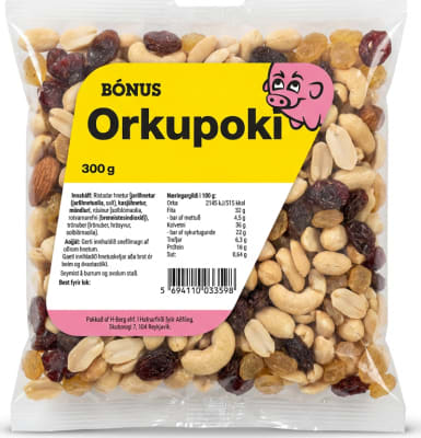 Bónus orkupoki 300 gr
