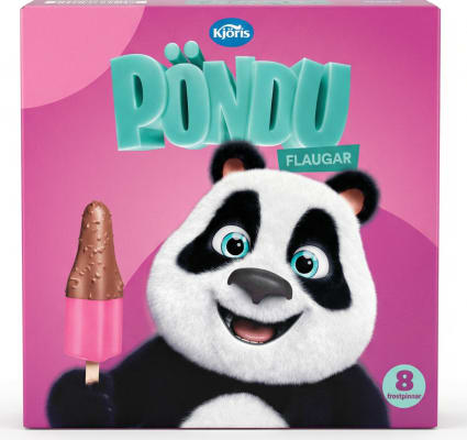 Kjörís pöndu flaugar 8 stk