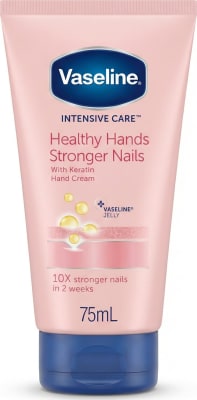 Vaseline Intensive Care handkrem með keratíni – heilbrigðar hendur, sterkari neglur 75 ml