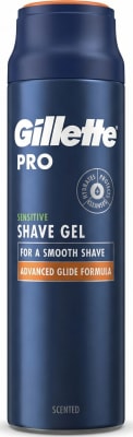 Gillette Pro Sensitive rakgel, ilmað, 200 ml