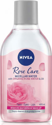 NIVEA Rose Care míselluvatn með lífrænu rósavatni og olíu 400 ml
