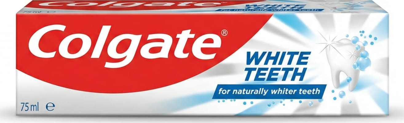 Colgate tannkrem fyrir hvítari tennur 75 ml