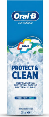 Oral-B Complete Plus Protect & Clean fersk mynta tannkrem 75 ml