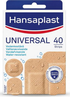 Hansaplast Universal vatnsheldir plástrar, 40 stk