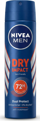 NIVEA Men Dry Impact svitahemjandi deósprey 150 ml