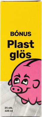 Bónus Plastglös 25 stk 225 ml