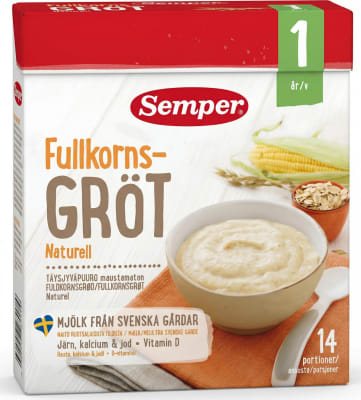 Semper heilkornagrautur, náttúrulegur 470 g