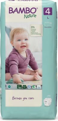 Bambo Nature bleyjur stærð 4 (7–14 kg) 48 stk