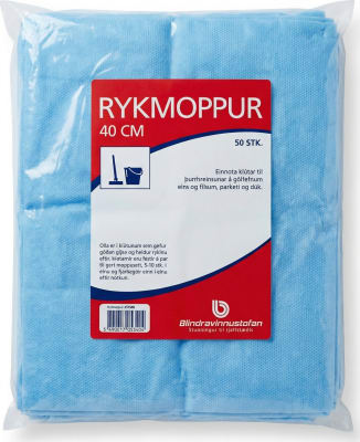 Blindravinnustofan Rykmoppur 40 cm 50 stk