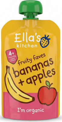 Ella's Kitchen Banani + Epli lífrænn barnamatur 120 g
