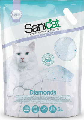 Sanicat Diamonds kísilgel kattarsandur 5 L
