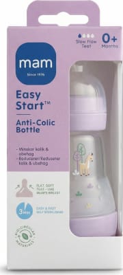 MAM Easy Start kveisuvarnar pelaflaska, hægflæði, 160 ml