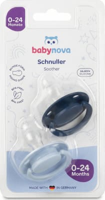 Baby Nova sílikonsnuð, kringlótt, 0–24 mánaða (einstærð)