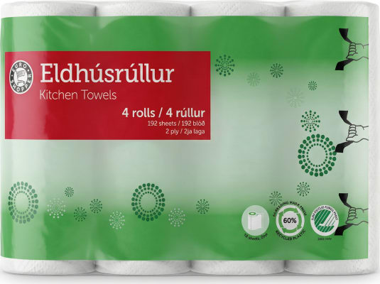 Euro Shopper Eldhúsrúllur 4 stk