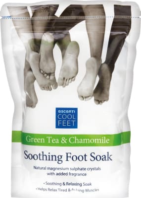 Escenti Cool Feet fótabað með grænu tei og kamillu 1 meðferð