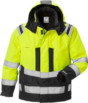 Fristads Airtech vetrarjakki HiViz gulur/svartur