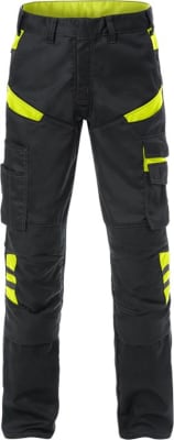 Fristads Coro service buxur svartar/HiViz gular