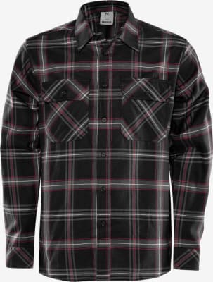 Fristads flannel skyrta svört köflótt