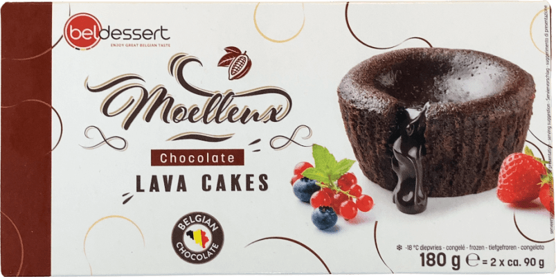 Beldessert Moelleux súkkulaði-lavakökur 180 g