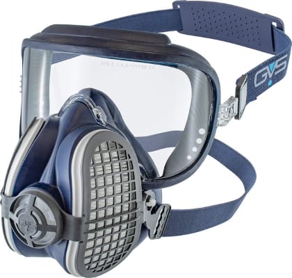 GVS Elipse®  hálfgríma með gleraugum og rykfilter M/L